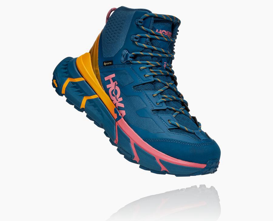 Hoka One One Tennine Hike Gore-Tex Vandringsskor Herr - Blå - CWZMS-3920